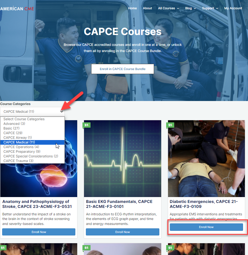 Our New EMS Course Platform Is Here! – American CME